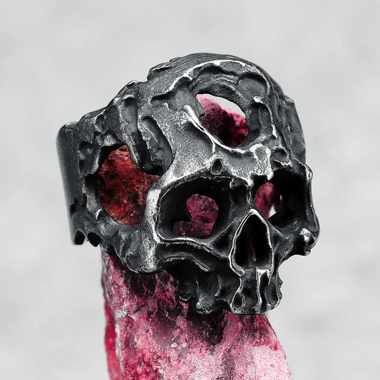 Retro Domineering Skull Ring – Cool Unisex Street Style Accessory